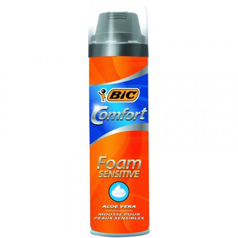 Bic Пена для бритья Comfort, для чувствительной кожи, 250 мл