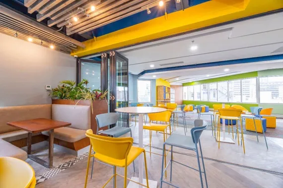 Барный стул Lisa Technopolymer, голубой