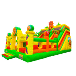 Коммерческий надувной батут « Спелый абрикос», 10*6*5 м