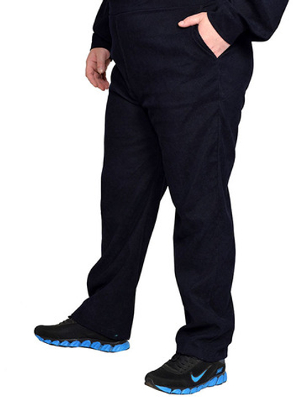 Брюки мужские из микровельвета, тёмно-синие