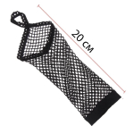 Перчатки в сетку на один пальчик черные