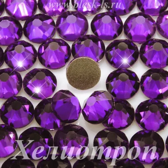 ЛС Стразы холодной фиксации, Хелиотроп