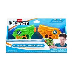 ZURU. X-Shot Nano Drencher su tapançası dəsti (2 ədəd)