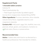 Klaire Labs - Chewable Iron Chelate 100 tablets
