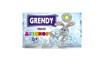 GRENDY Мыло кусковое 200гр Детское