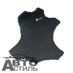 Оплетка на руль круглая NEW GALAXY/ЕРМАК 708274 размер М черная, кожа