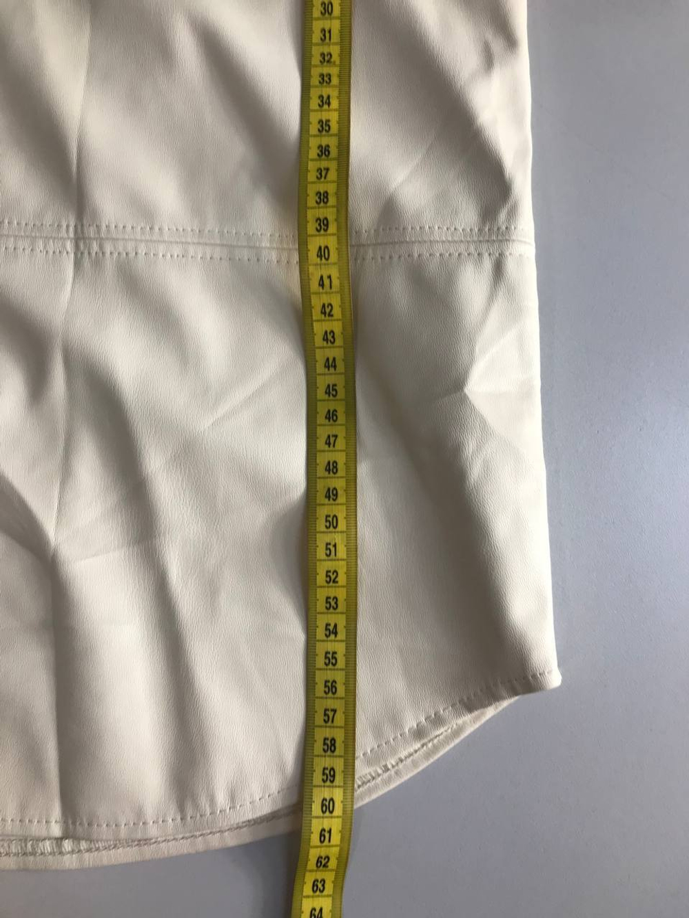 Куртка H&M под кожу в рубашечном стиле, маркировка XS, визуально на 42 размер