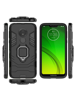 Противоударный чехол с кольцом Panther Case для Motorola Moto G7 Power