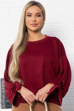 Джемпер с завязками Твист (бордовый) Б14867-10М LT Collection