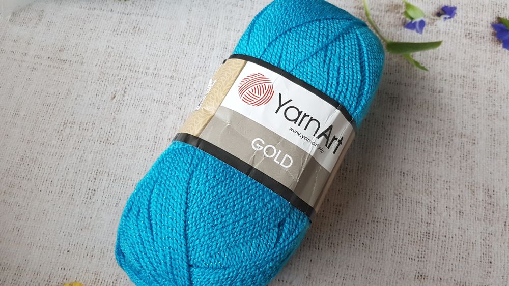 Пряжа YarnАrt &quot;Gold&quot; 9030 бирюза