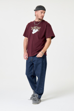 Футболка Q2ZA - "Клавиатура" (бордо)