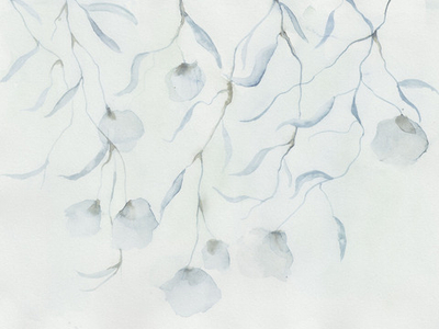 Дизайнерские обои Wall Street Watercolor-21