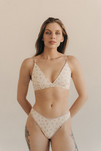 Бралет Daily цветочный (принт)