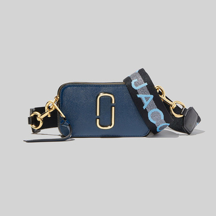 Сумка Marc Jacobs Logo Strap Snapshot New Blue Sea Multi