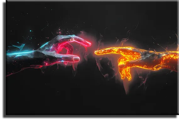 Постер "Сотворение Адама"