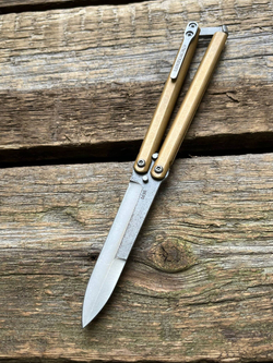 Балисонг из латуни