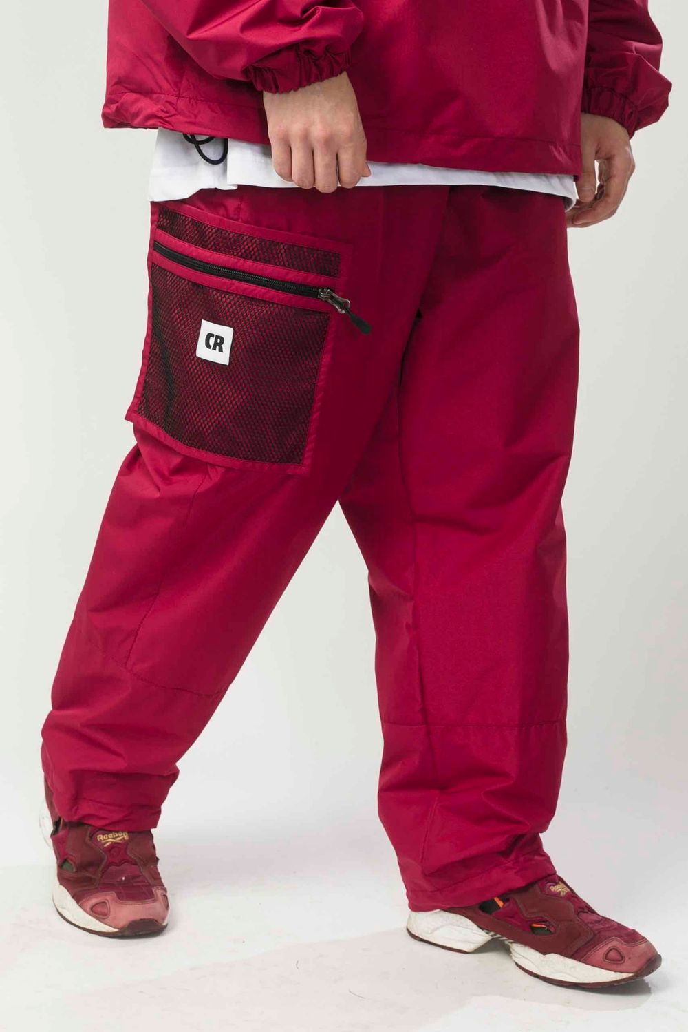 Штаны Codered Square Pants Wide бордовые