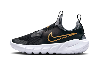 Детские кроссовки Nike Flex Runner 2 'Black Metallic Gold' DJ6040-007