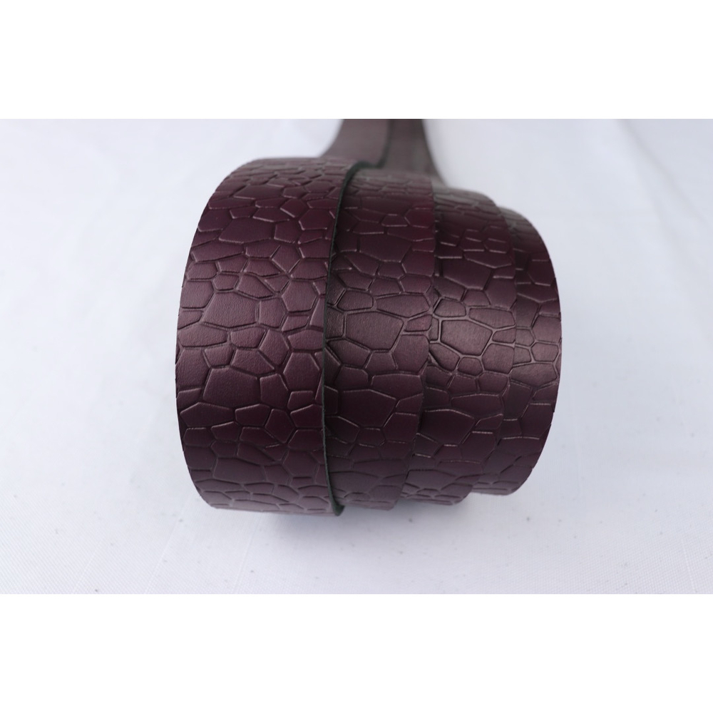 Ременная заготовка Винная с лицевой отделкой + плита Камни