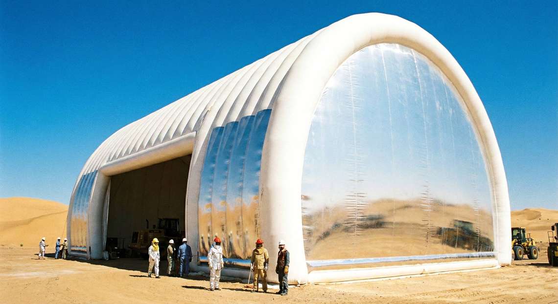 Пневмоангар в жарком климате: как выбрать надёжное решение для высоких температур