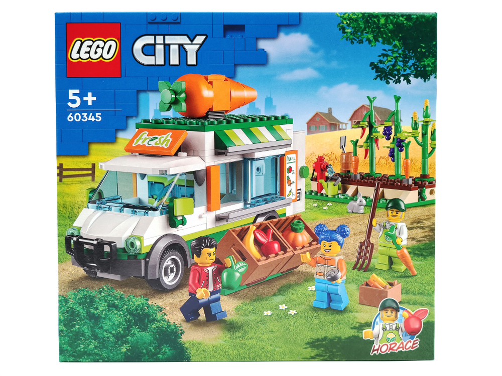 Конструктор LEGO CITY 60345 Фургон для фермерского рынка