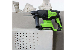 Перфоратор GREENWORKS GD24SDS2 24V акб 4 А.ч и з/у в сумке   3803007UB