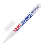 Маркер-краска sлин=2мм. "Professional Plus" лаковый белый (BRAUBERG)