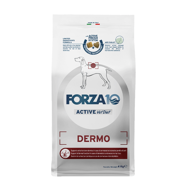 Сухой ветеринарный корм Forza10 Dermo Active для собак с патологиями кожи и её производных