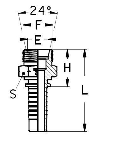 Фитинг DN 20 DKO-L (Ш) 30x2 22