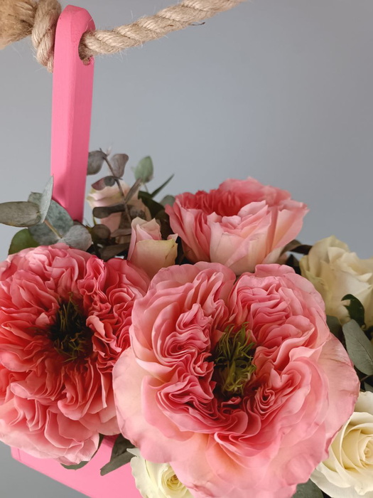 Композиция "Закат в тумане"