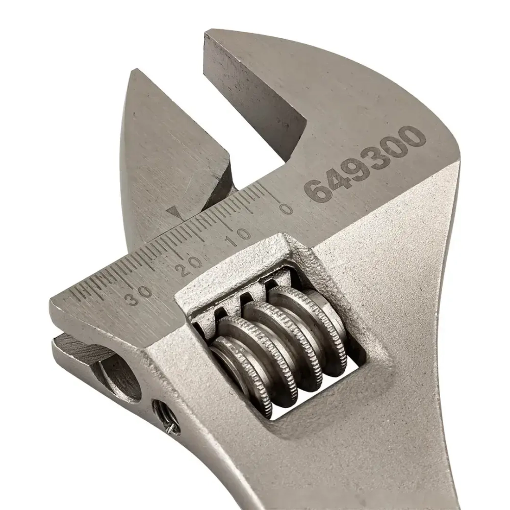 Ключ разводной RF-649300 Profi CRV 12"-300мм (захват 0-35мм), на пластиковом держателе ROCKFORCE