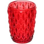 Подсвечник «Самоцвет» 6,5*9 см, Красный