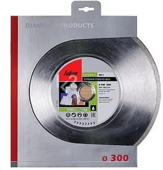 Алмазный отрезной диск по керамике Fubag FZ-I D300 мм / 30-25,4 мм