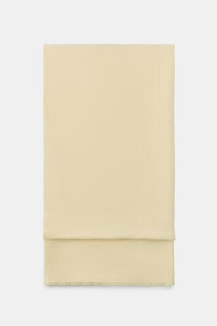 ZARA МЯГКИЙ ШАРФ, СВЕТЛО-ЖЕЛТЫЙ