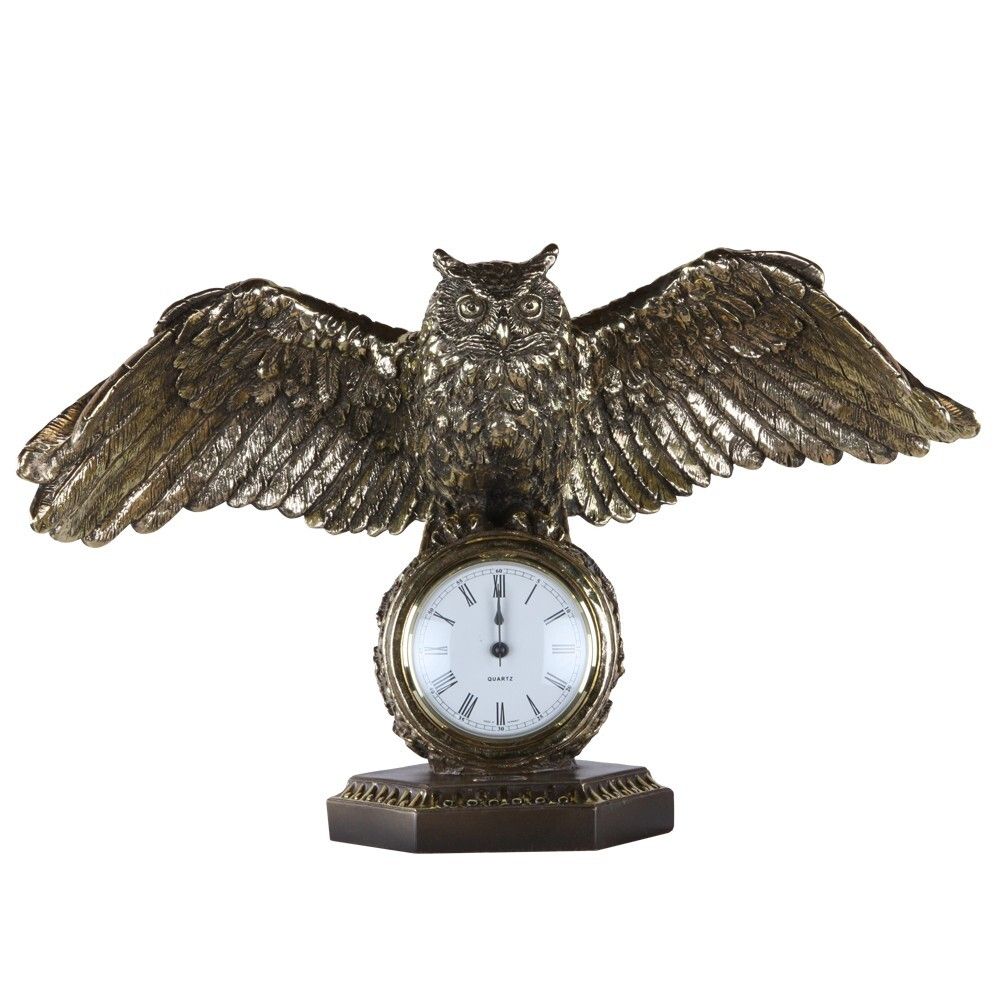 Часы настольные Флайт Бронза