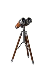 Бинокль декоративный серебро