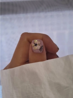 Lucky Rose Слайдеры наклейки для ногтей Foil 141