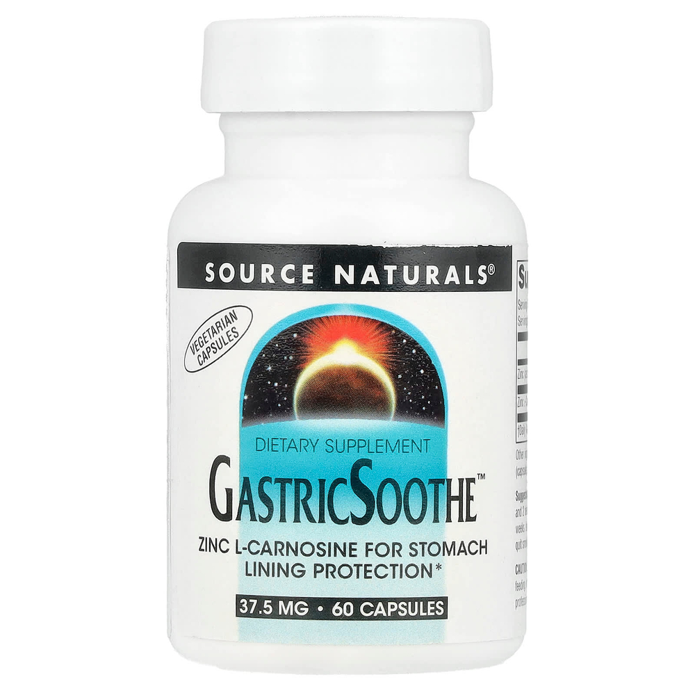 Source Naturals, GastricSoothe™, добавка для здоровья желудка, 60 капсул