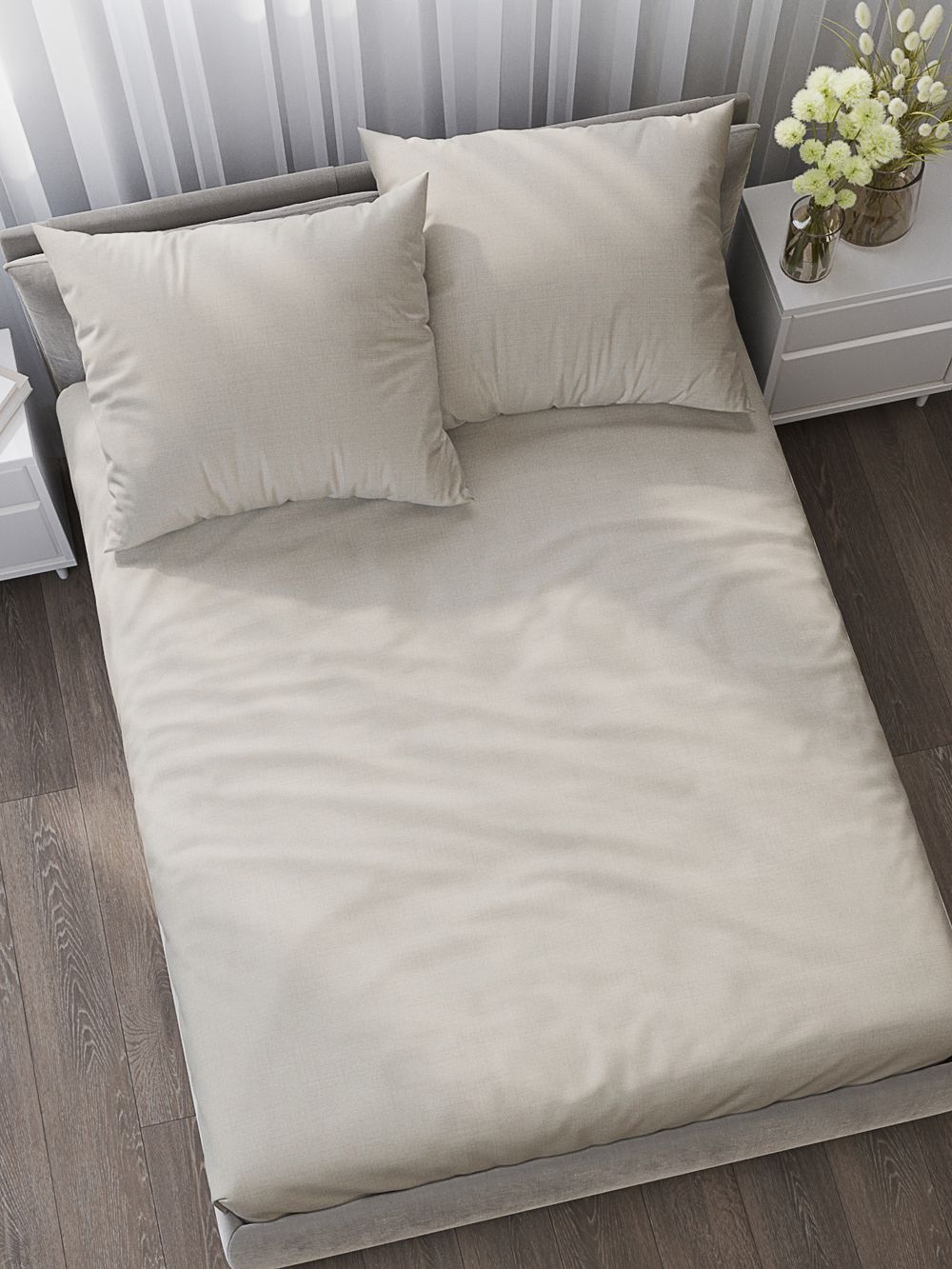 Постельное белье Сказка "Аурика/Аурика (компаньон)" семейное   наволочки 50х70 2шт Простынь на резинке 160х200 см  Пододеяльник 145х215 см(2шт)