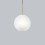 Подвесной дизайнерский светильник   Bolle Frosted by Giopato & Coombes