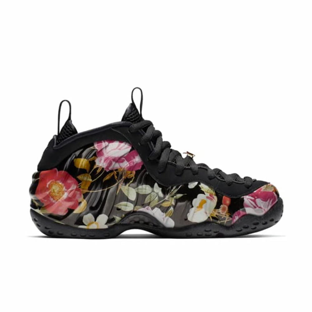 Кроссовки Nike Foamposite One Floral (Женская размерная сетка)
