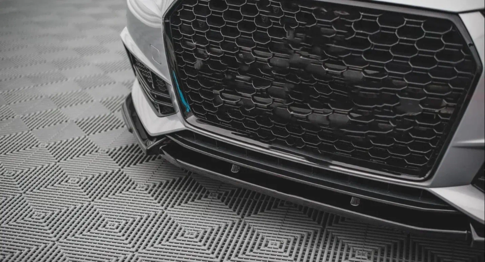 Карбоновая губа для AUDI A4 S4 B9 2018 - 2019 Ауди аэродинамический обвес