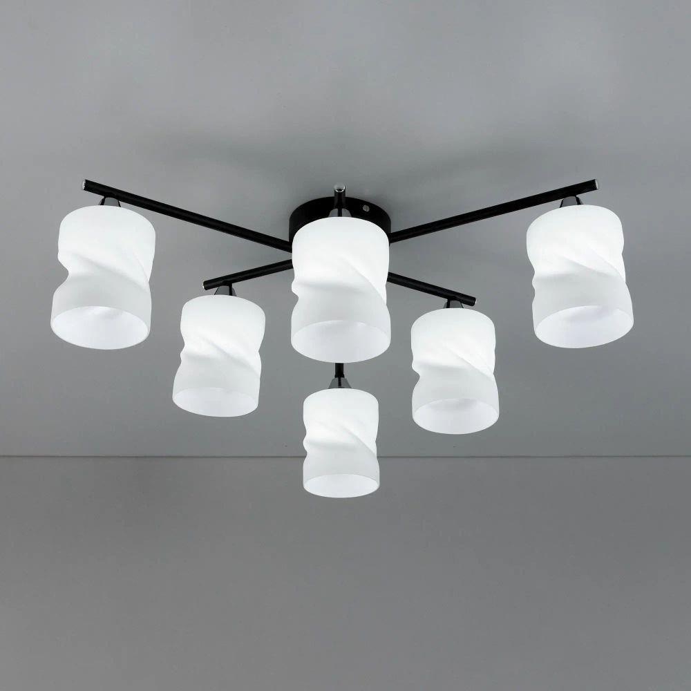 Citilux Нильс CL132165 Люстра потолочная Чёрная