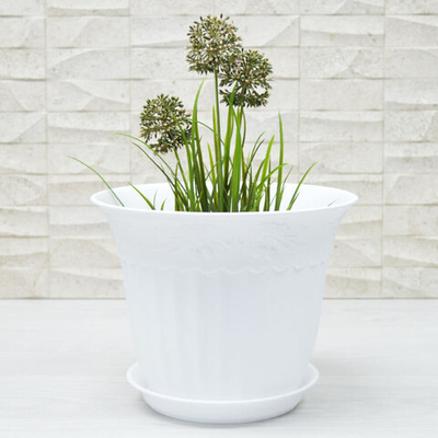 Кашпо Дубок 5л 25см белое