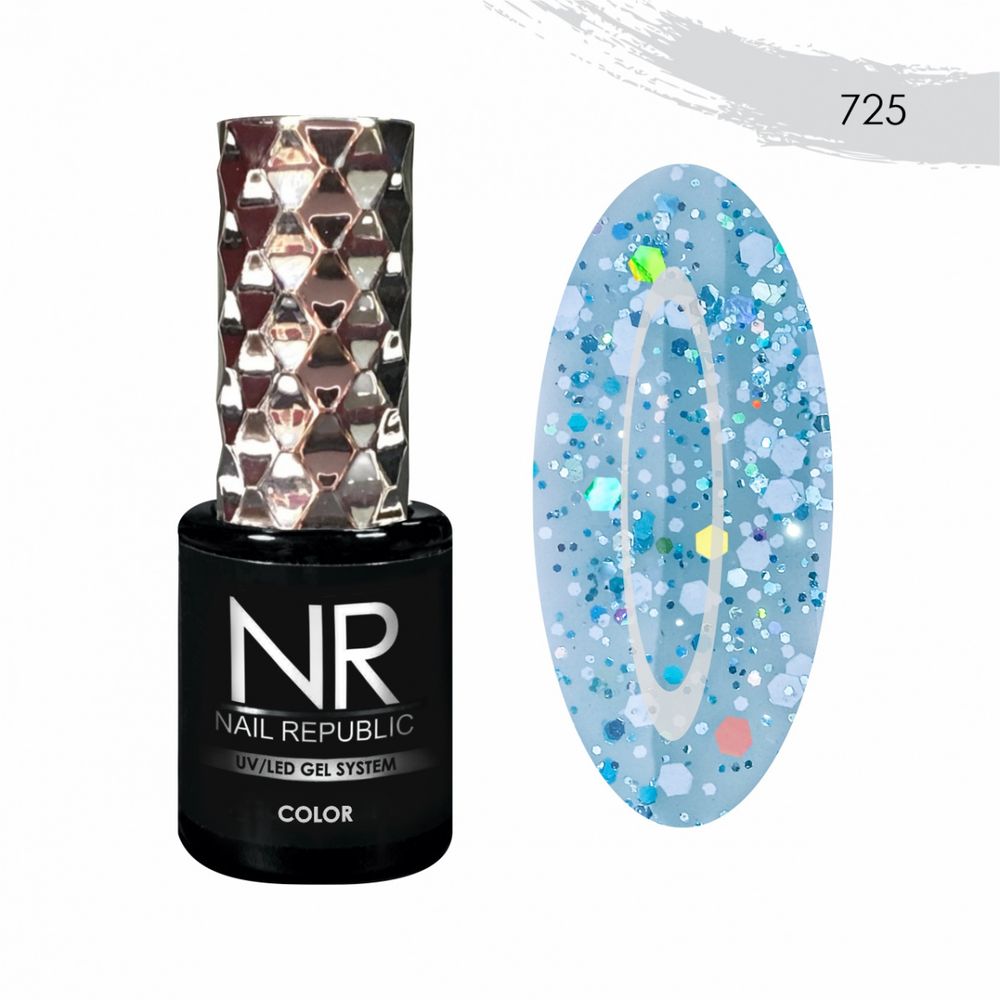 Nail Republic Гель-лак NR-725 Euphoria, 10 мл