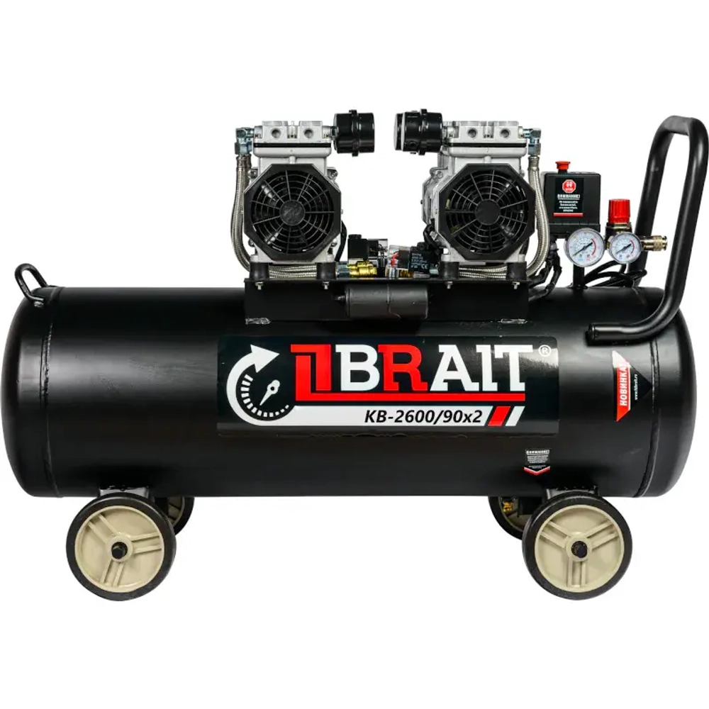 BRAIT КB-2600/90Х2 безмасляный воздушный компрессор 20.01.018.043