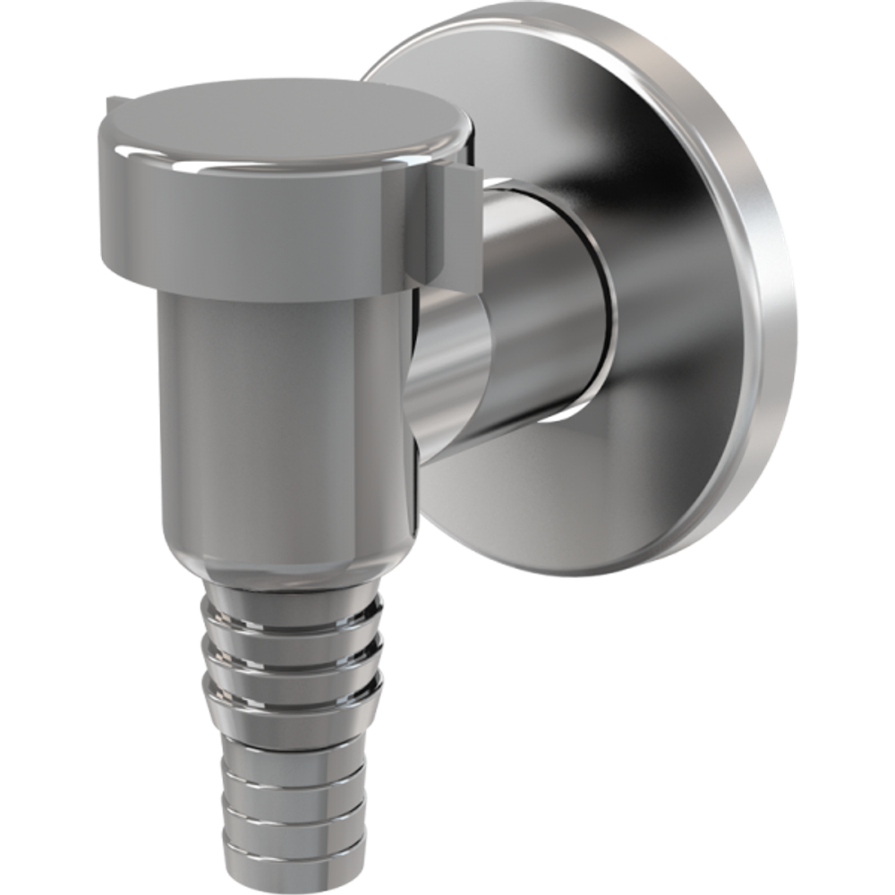 APS1 Сифон для стиральной машины наружный хромированный