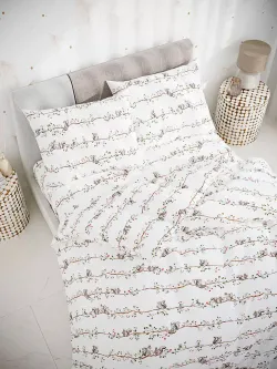 Наволочка комплект 2шт перкаль Сказка "Белки" 70x70 см на молнии