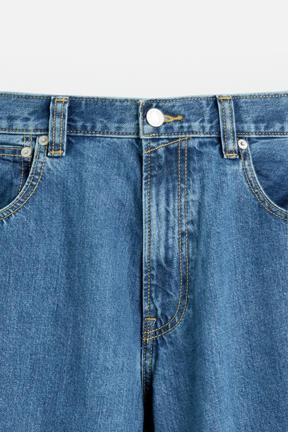 ZARA ДЖИНСЫ BAGGY FIT, ИНДИГО