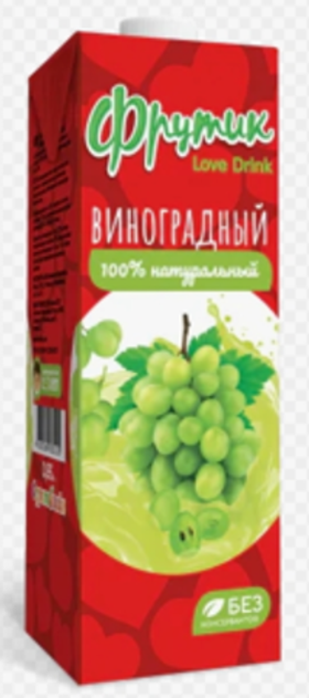 Фрутик Сок 0,95/8 ВИНОГРАД